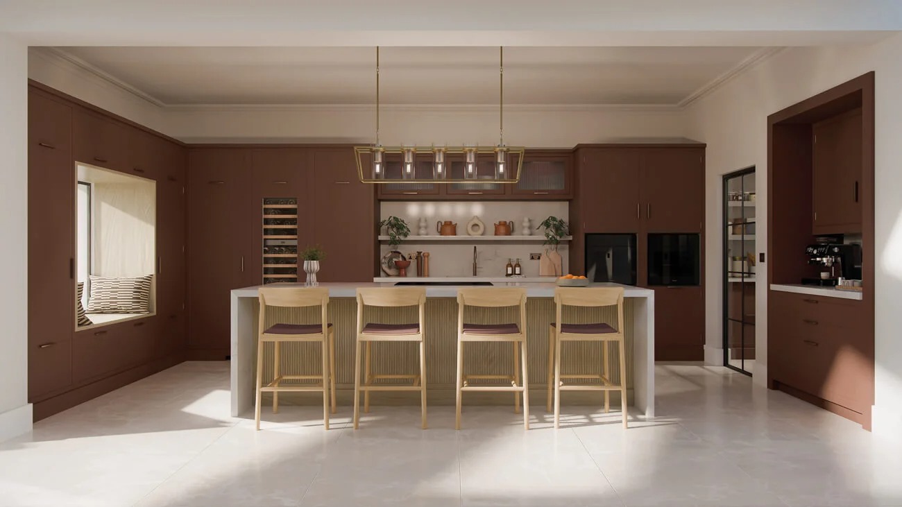 A confident contemporary interior