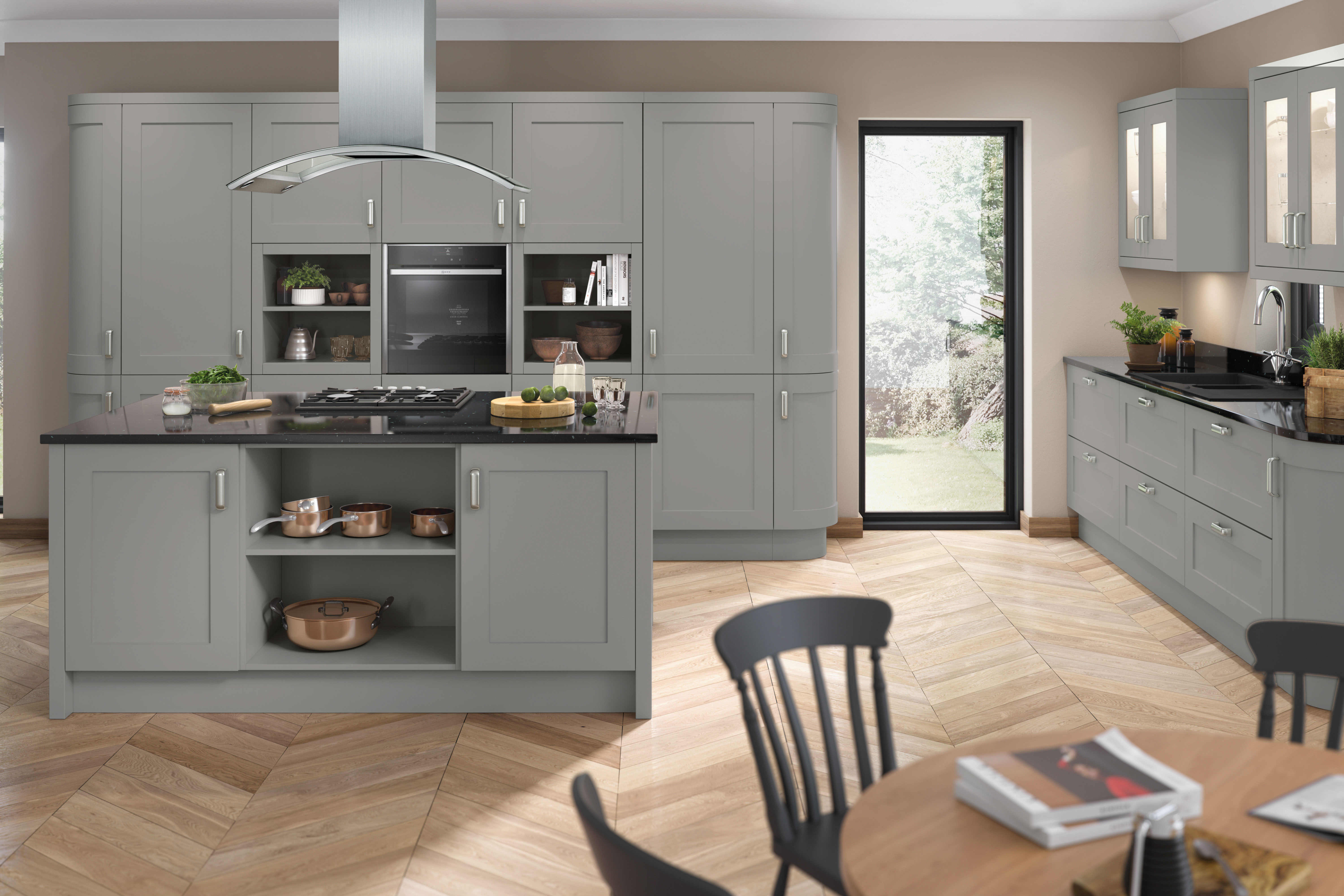 Oxford dust grey kitchen