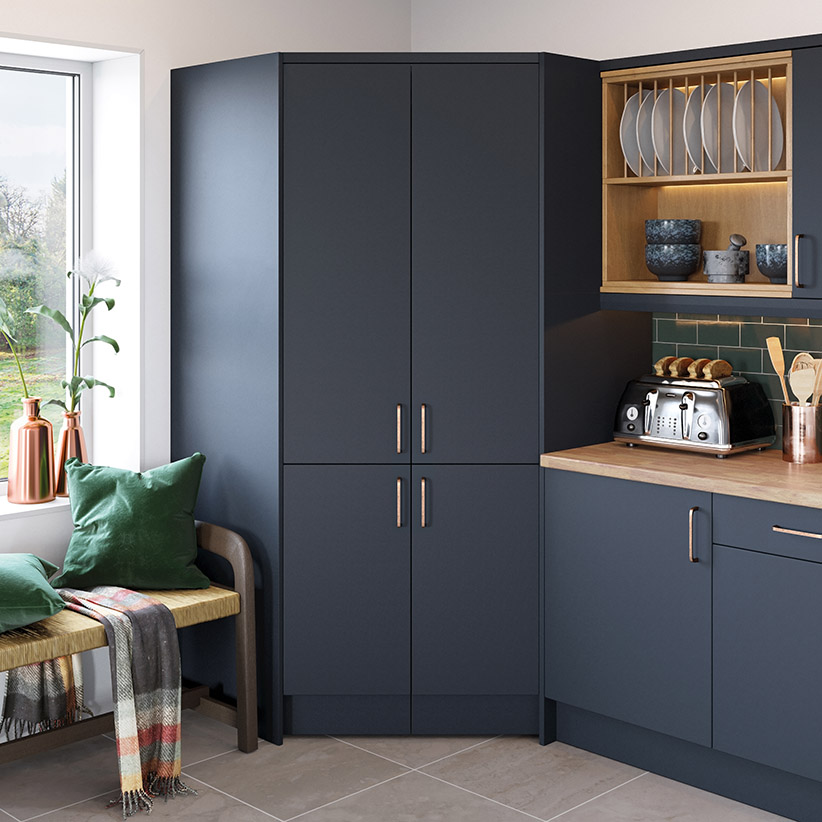 Vivo matt indigo kitchen larder